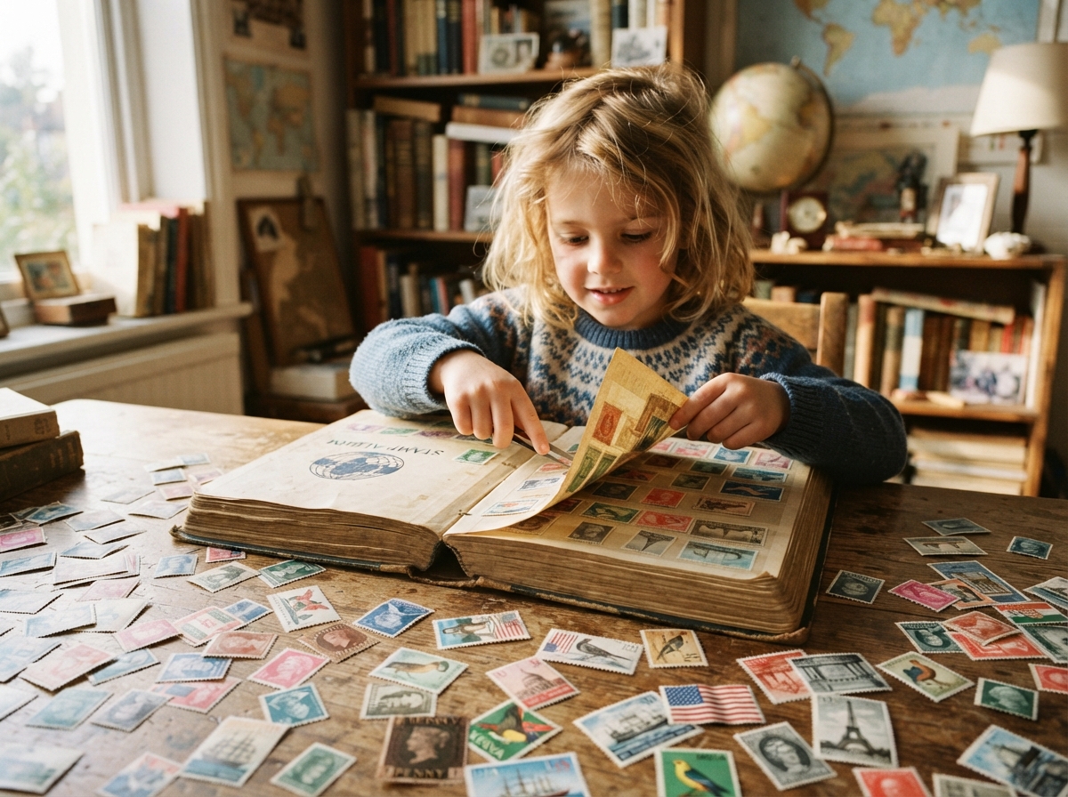 Du betrachtest gerade Was hast du in deinem ersten Briefmarkenalbum entdeckt?