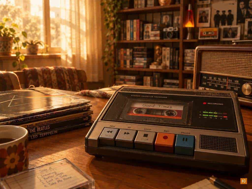 Radiohits auf Kassette aufnehmen