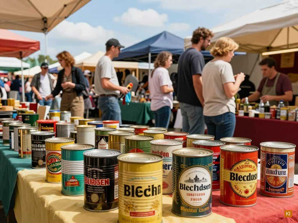 Blechdosen Flohmarkt Blechdosen Flohmarkt