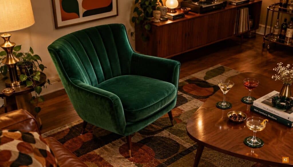 Cocktailsessel als Designklassiker im Retro Möbel Stil Cocktailsessel als Designklassiker im Retro Möbel Stil