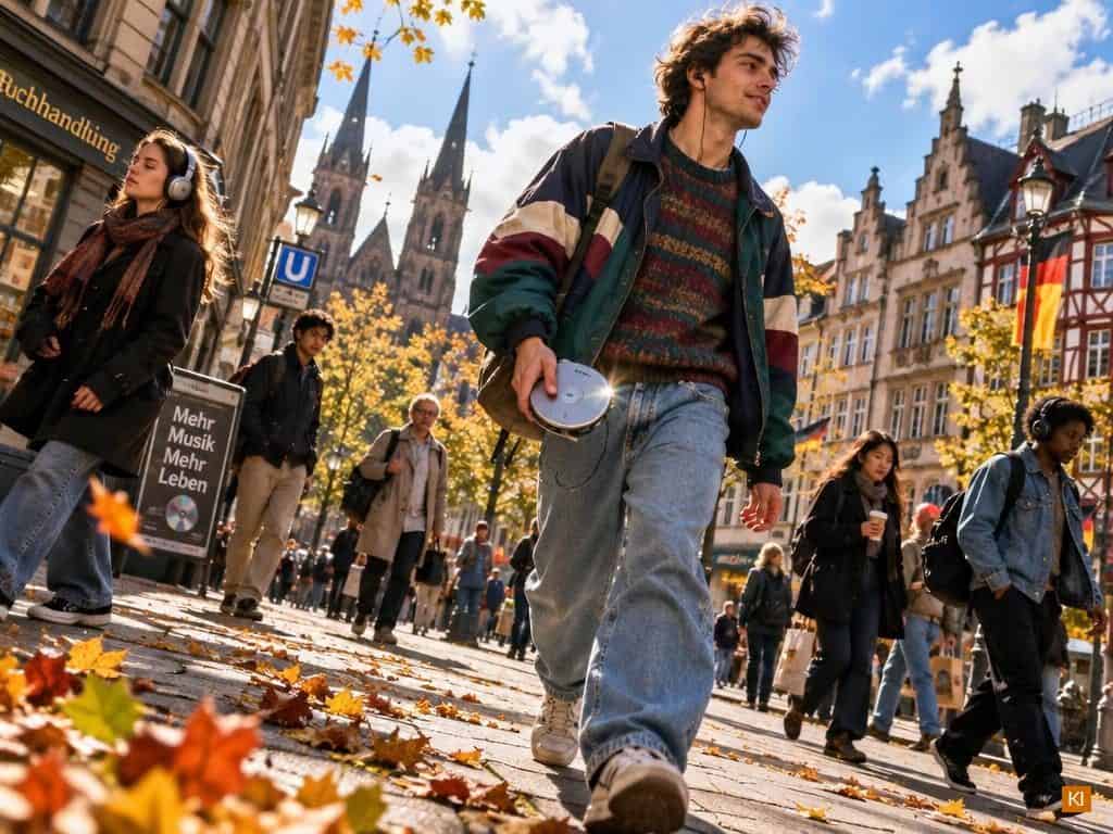 Discman Schulweg