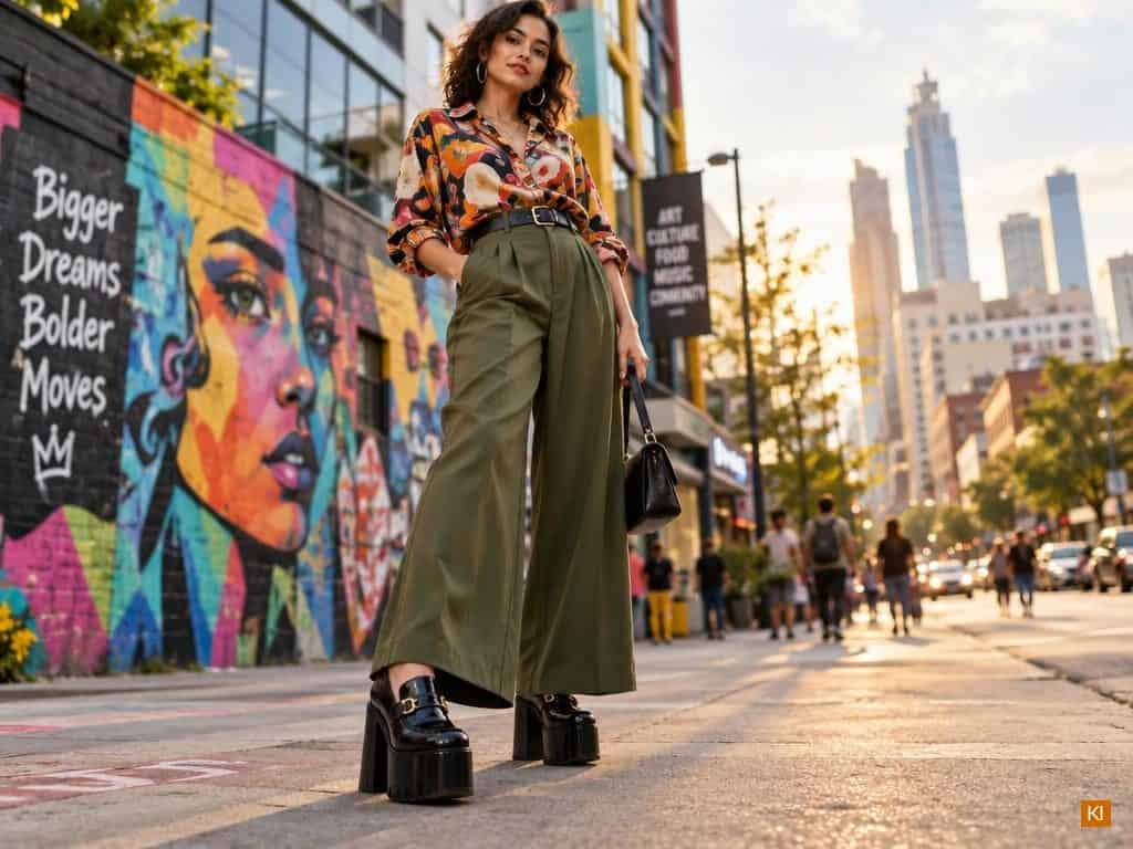 Plateauschuhe Outfit als Ausdruck von Individualität Plateauschuhe Outfit als Ausdruck von Individualität