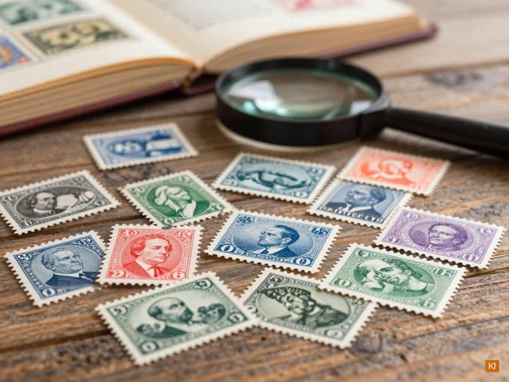 Alte Briefmarken sammeln Alte Briefmarken sammeln im Album