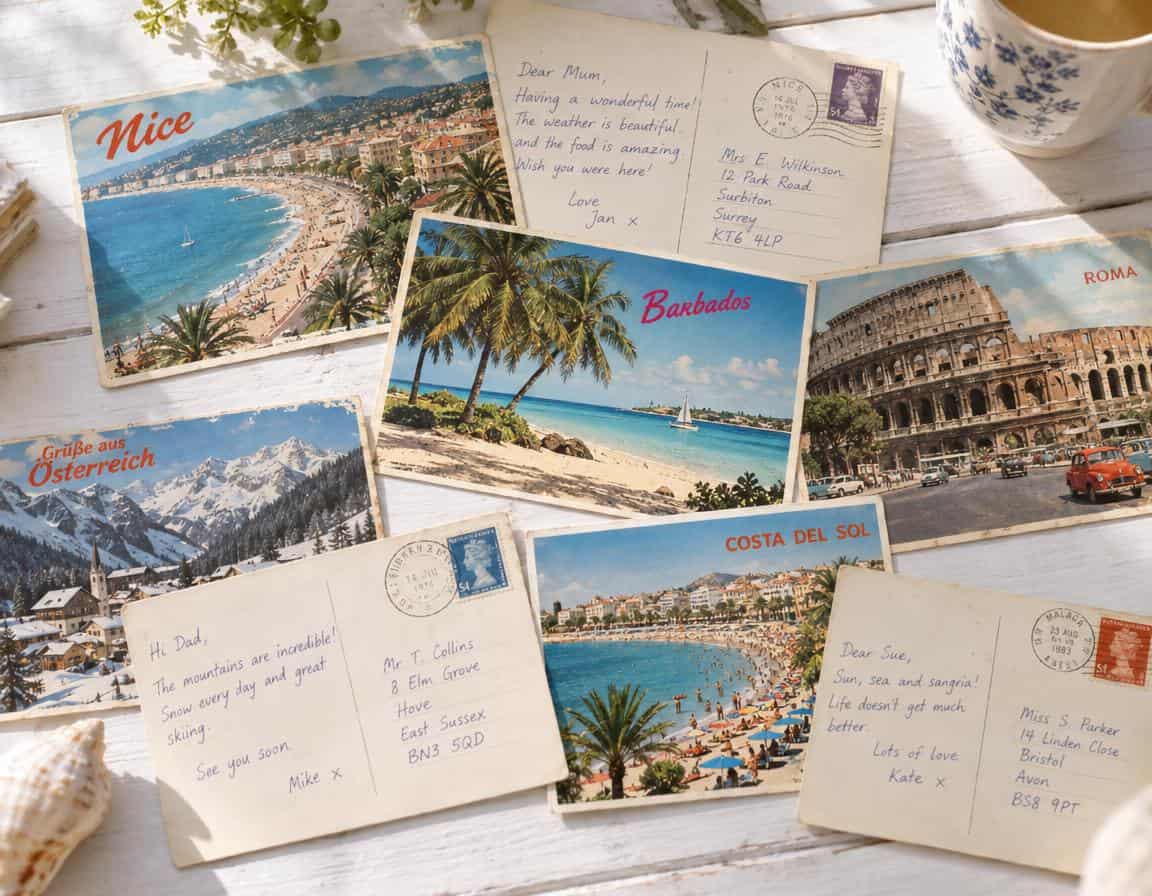 Alte Postkarten sammeln Vintage Ansichtskarten